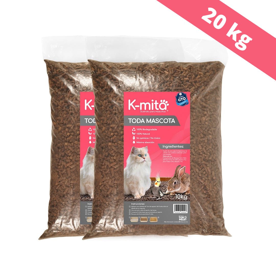 x) Arena Biodegradable para Gato 20 kg - k-mita